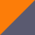 Naranja Fluor + Gris