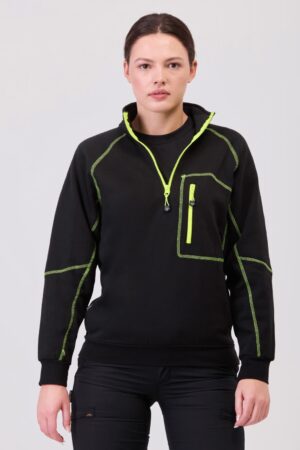 Sudadera Flúor Workteam