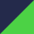 Azul Navy + Verde Lima