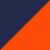 Azul Navy + Naranja