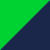 Verde Lima + Azul Marino