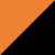 Naranja Fluor + Negro