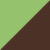 Verde lima + Marrón