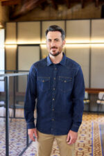 Camisa Denim Stretch Hombre