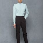 Pantalón de Vestir Mujer Slim Fit