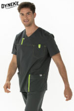 Casaca Microfibra Combinada Hombre