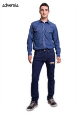 Vaquero Elástico Hombre Ónix