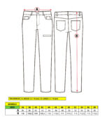 Vaquero Elástico Hombre Ónix - Imagen 3