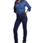 Vaquero Elástico Mujer Ámbar