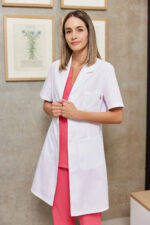 Bata Mujer Manga Corta