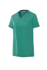 Casaca Sanitaria Cuello V Mujer Slim Fit - Imagen 4