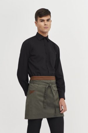 Camisa Cuello Italiano Hombre Regular Fit