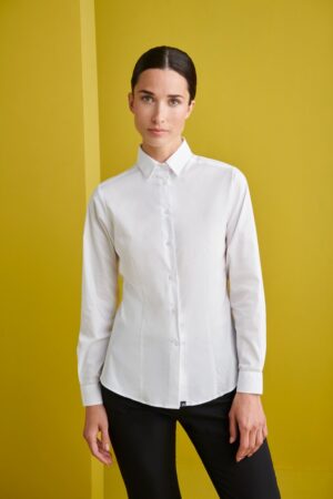 Camisa Cuello Camisero Mujer Regular Fit