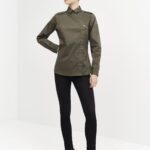 Camisa Cierre Lateral Mujer Slim Fit