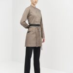 Camisa Cuello Mao Mujer Slim Fit