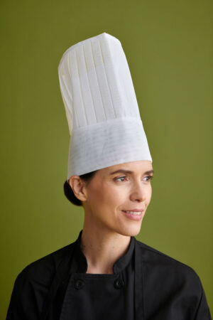 Gorro Cocina Alto Plisado