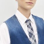 Corbata Estrecha Cuadros