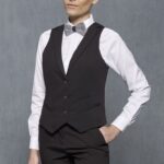 Chaleco Solapa Estrecha Mujer Slim Fit