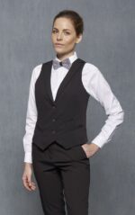 Chaleco Solapa Estrecha Mujer Slim Fit