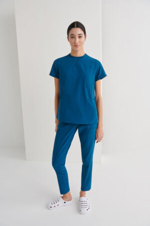 Casaca Cuello Redondo Rib Mujer Slim Fit