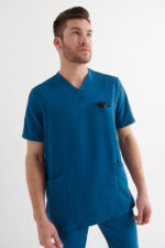 Casaca Sanitaria Hombre Cuello V URSA